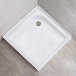 900x900mm Two Lips Square Shower Tray Center/Corner Waste  900x900mm Two Lips Square Shower Tray Center/Corner Waste